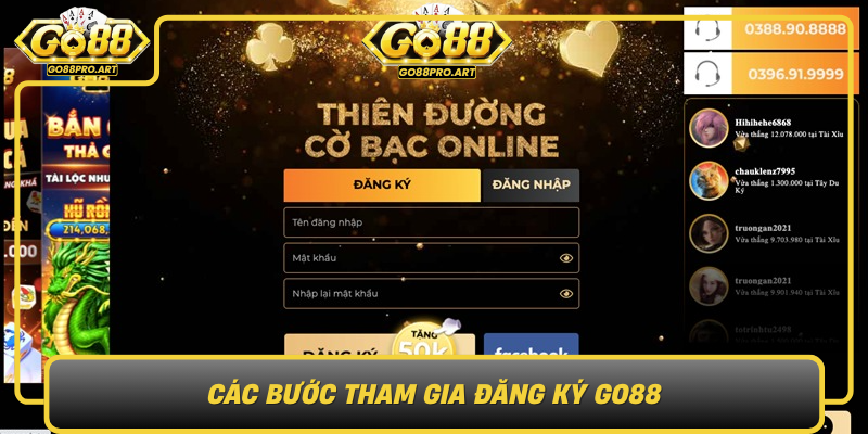 Cac Buoc Tham Gia Dang Ky Go88 Huong Dan Don Gian
