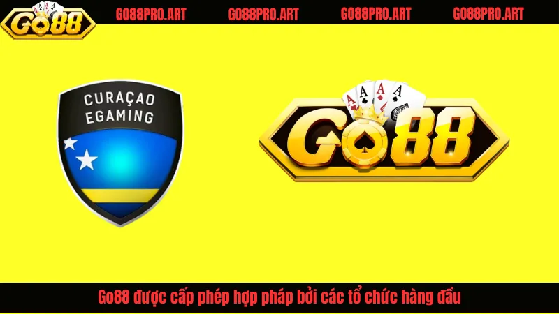 Go88 được cấp phép hợp pháp bởi các tổ chức hàng đầu