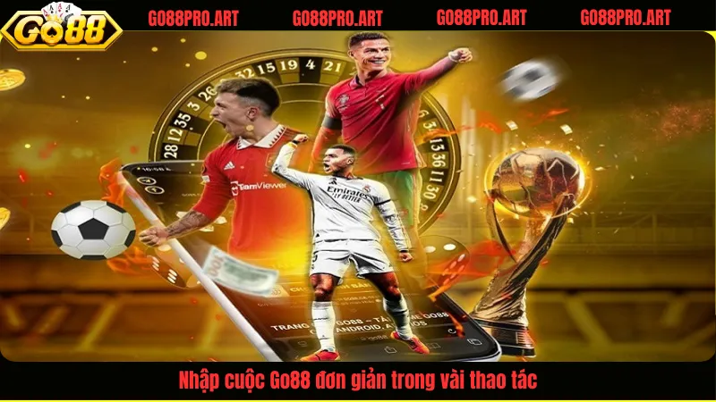Nhập cuộc Go88 đơn giản trong vài thao tác