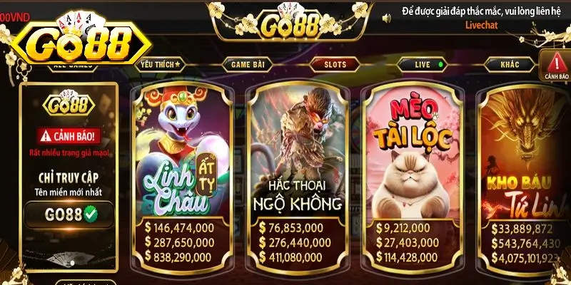 Thế giới game thời thượng tại Go88 hiện nay
